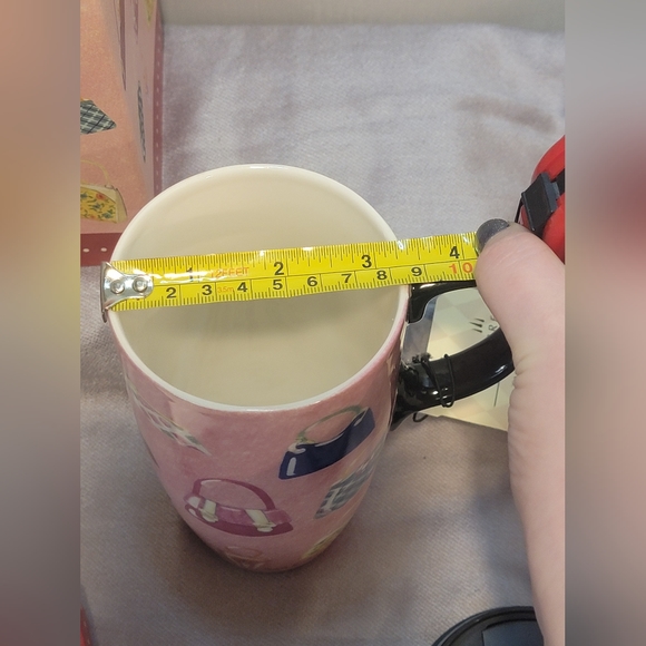 Paula Joerling Cypress Home Mug Pink Purse Mug NWT 17oz - Picture 14 of 15